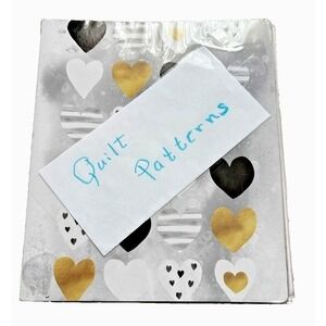 Quilting Patterns 17 pages double-sided ring binder preowned